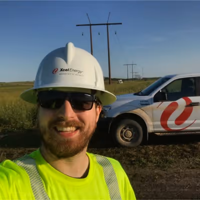 Portrait de Thomas Stegge, responsable du programme de drones chez Xcel Energy